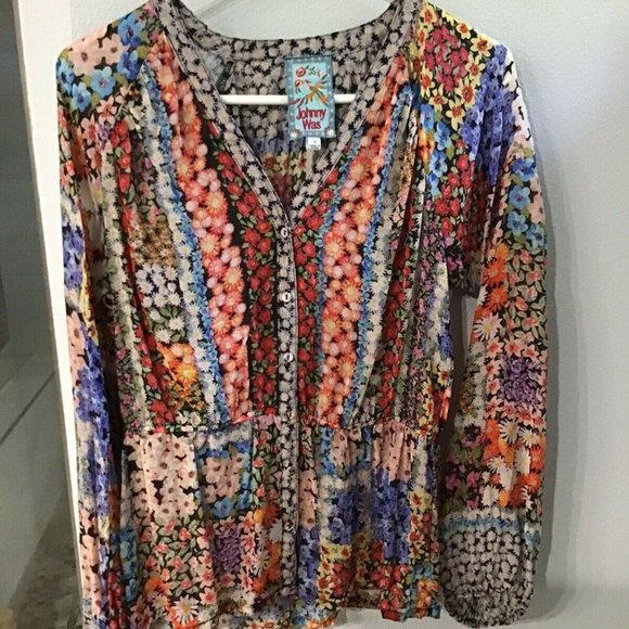 Johnny Was Fawn Top Women\'s New without Tags
